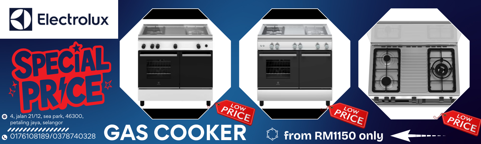 ELECTROLUX GAS COOKER PROMO!